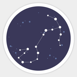 Scorpio Constellation Sticker